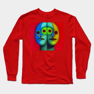 Nose Clips and Red Eyes Long Sleeve T-Shirt